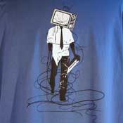 TV Headed Man T-Shirt